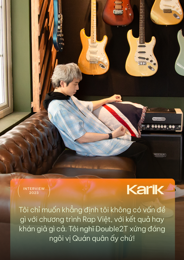 Karik lần đầu lên tiếng về biểu hiện kỳ lạ ở Rap Việt, lý do không lên sân khấu chúc mừng Double2T-2