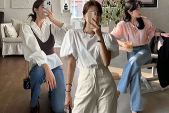10 cách diện áo blouse tay bồng sang trọng, không bị