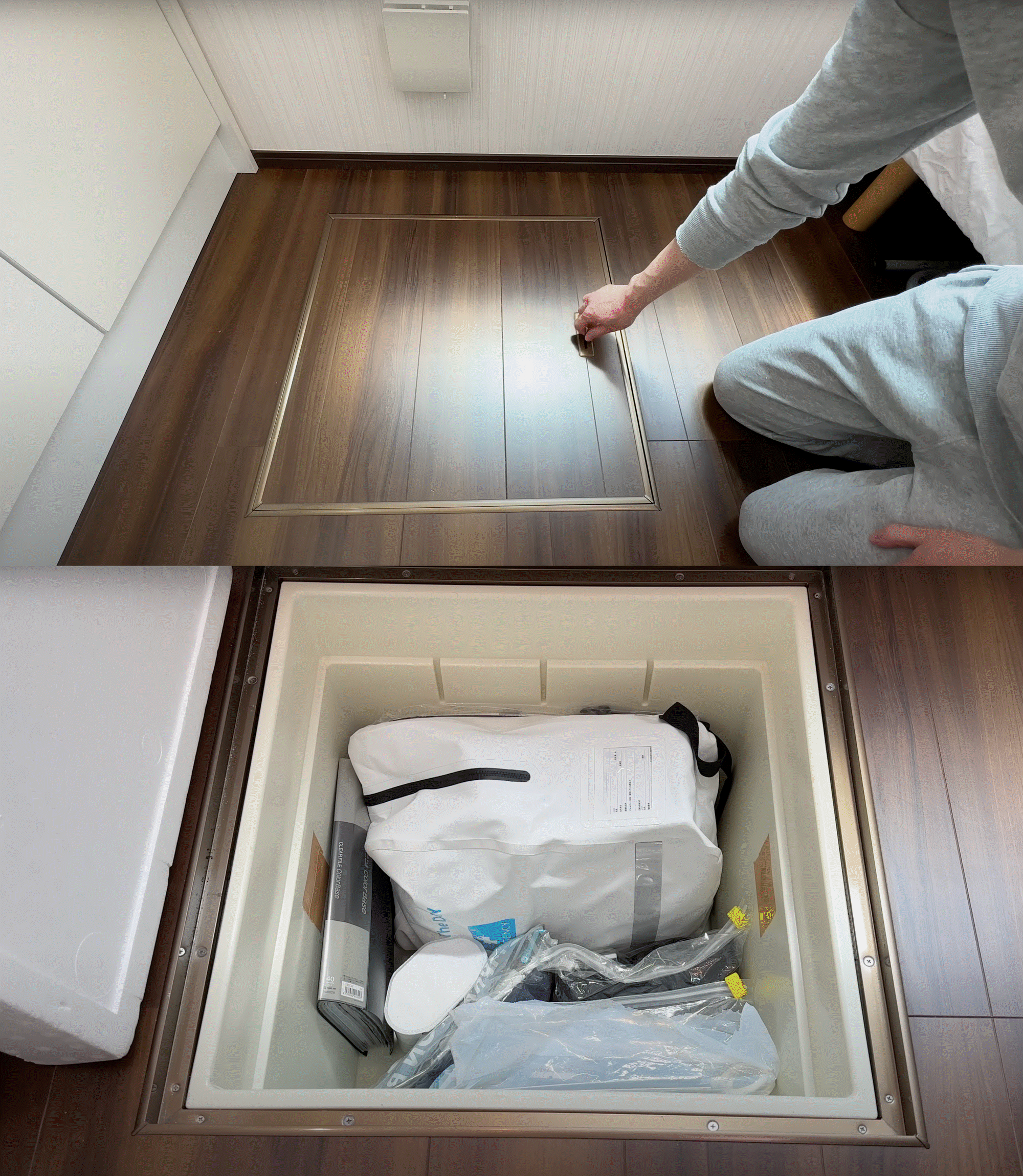 Chàng trai sống trong căn nhà 7m2 không có tủ lạnh và bếp, cất quần áo dưới sàn nhà-7