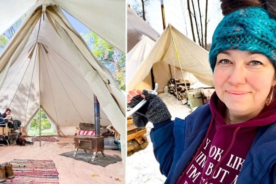 2 năm tiết kiệm 1,2 tỷ đồng nhờ ở lều, bà mẹ bỏ việc vì 'không cần tiền nữa'