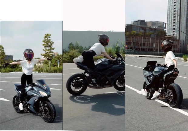 Bị xử phạt hành chính vì diễn xiếc trên moto, Ngọc Trinh có động thái gì?-7