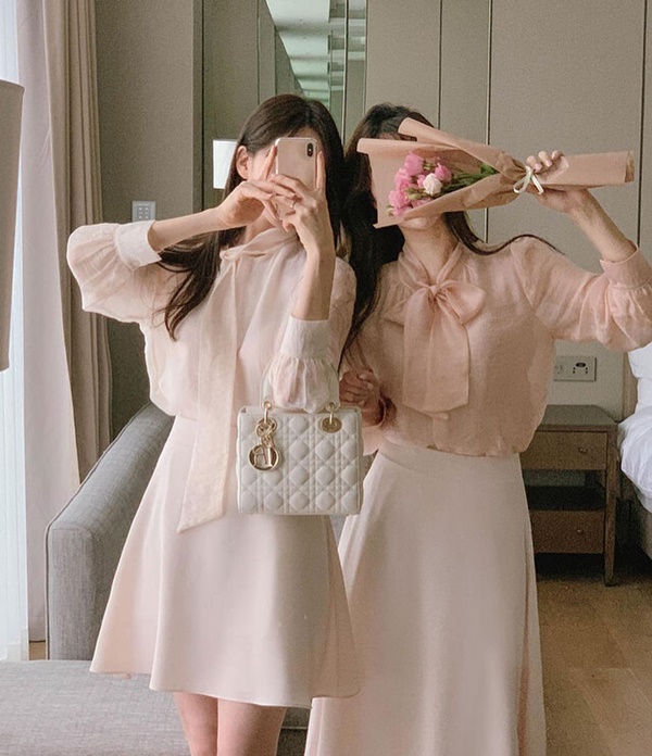 9 công thức diện áo blouse buộc dây điệu đà cho mùa thu-9