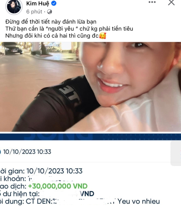 Hoa khôi bóng chuyền Kim Huệ khoe bạn trai ting ting cả mấy chục triệu khi trời trở lạnh-1