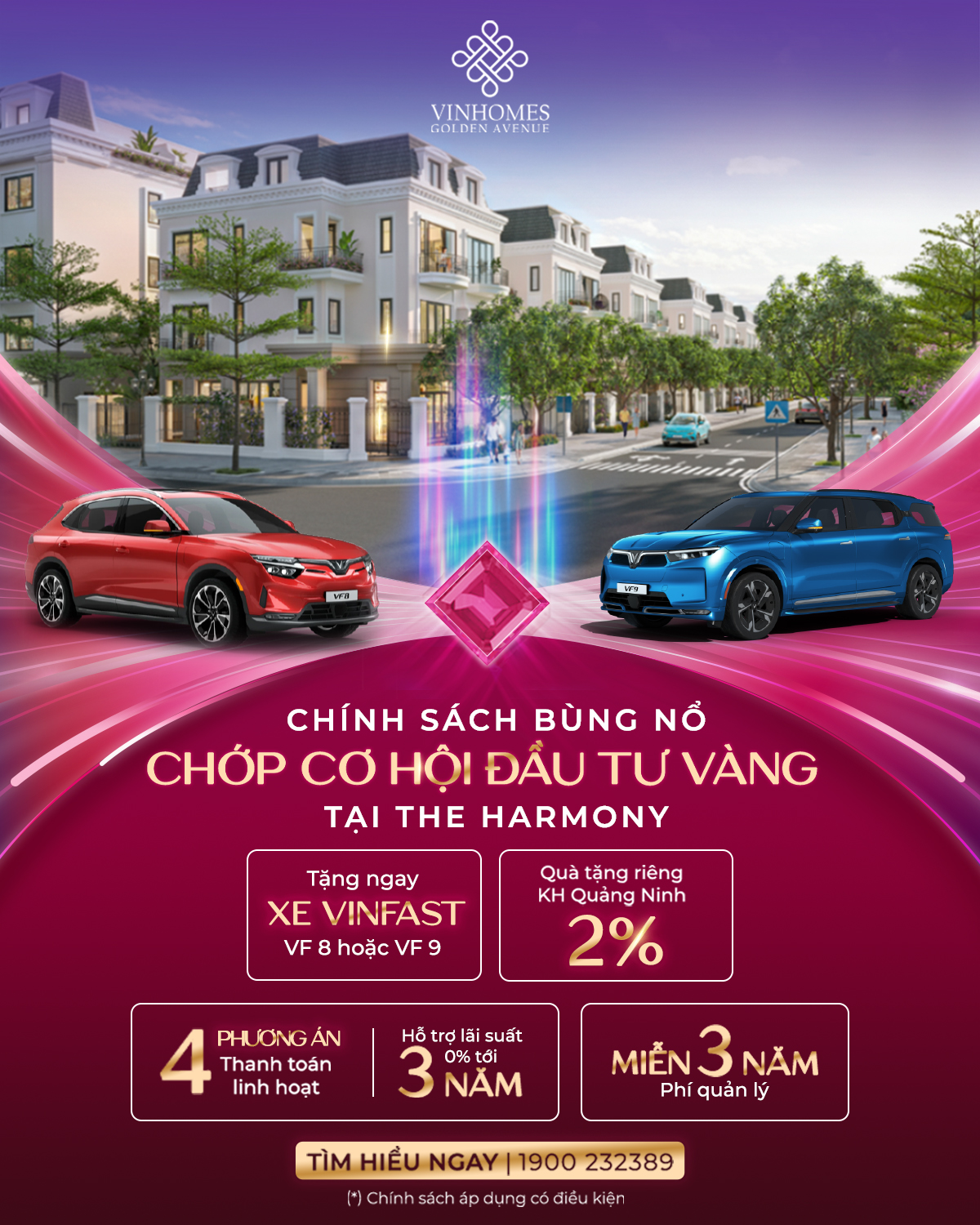 Vinhomes Golden Avenue Móng Cái gây ‘sốt’ với phân khu The Harmony-4