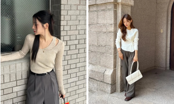 Áo len mỏng phối với quần gì để chuẩn sành điệu?-1