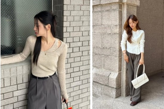 Áo len mỏng phối với quần gì để chuẩn sành điệu?