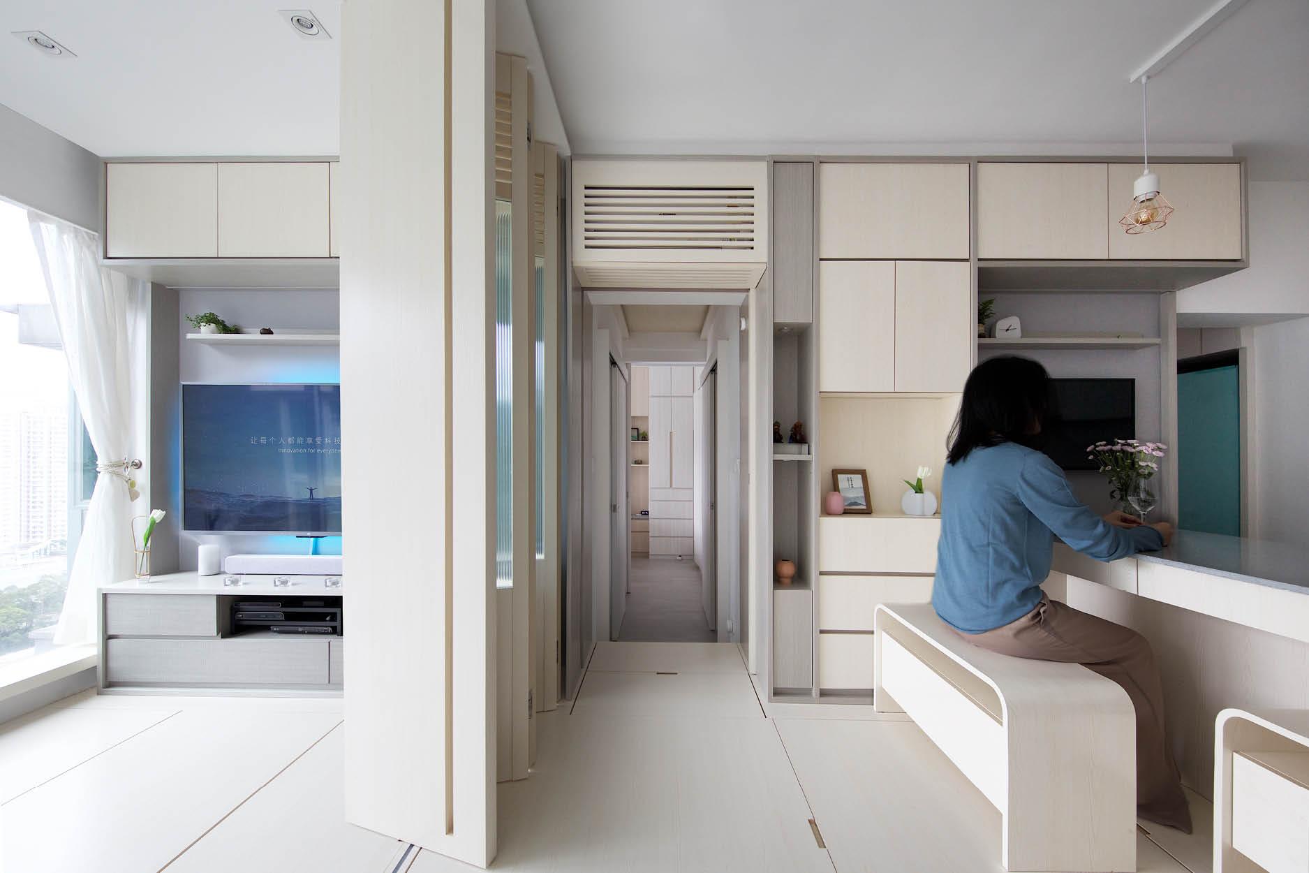 Căn hộ 45m2 có 4 phòng ngủ và phòng nào cũng thoáng-6