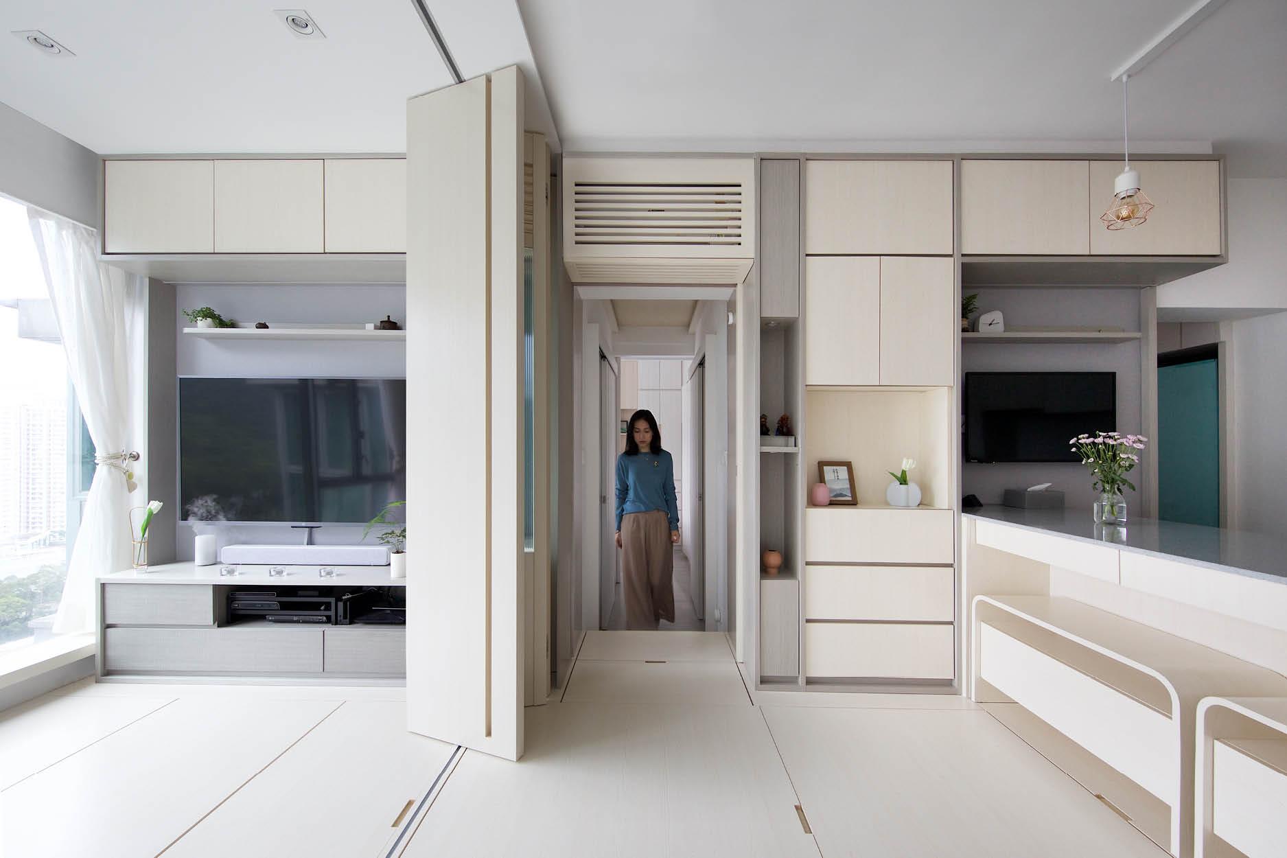 Căn hộ 45m2 có 4 phòng ngủ và phòng nào cũng thoáng-10