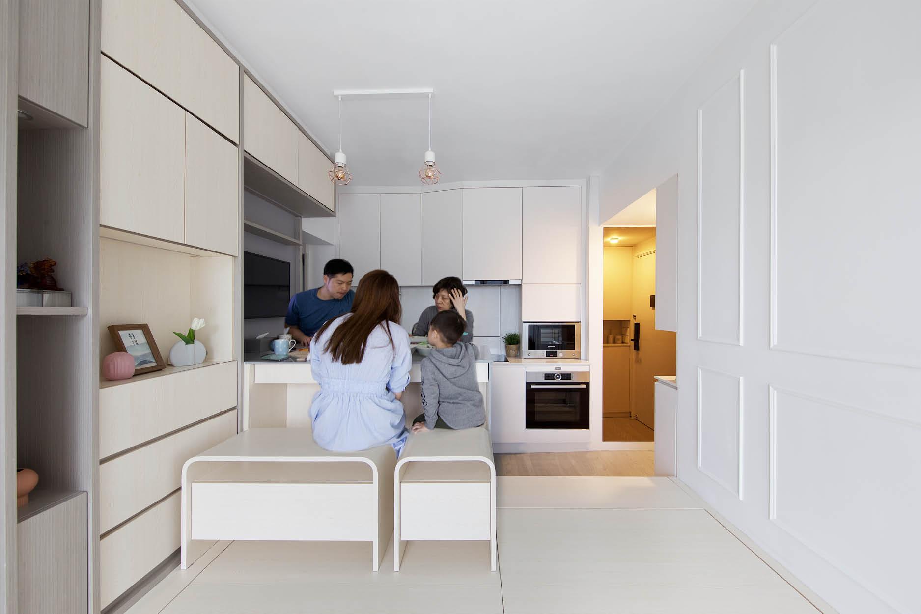 Căn hộ 45m2 có 4 phòng ngủ và phòng nào cũng thoáng-8