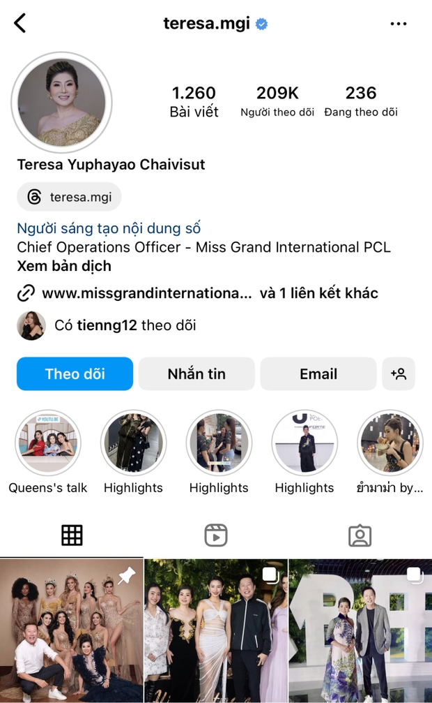 Sau cái ôm thắm thiết, bà Teresa bị soi động thái khó hiểu dấy nghi vấn bằng mặt không bằng lòng với Thùy Tiên-1