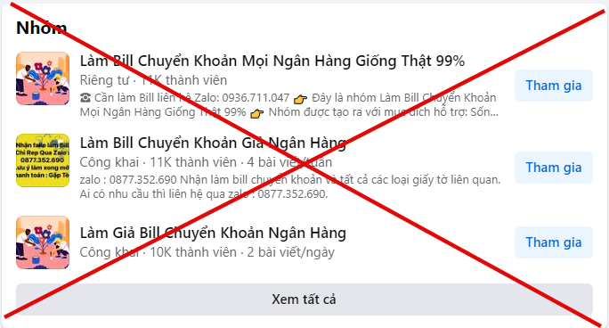 Tràn lan dịch vụ fake bill chuyển khoản trên MXH, chú ý chi tiết này để không dính bẫy!-2