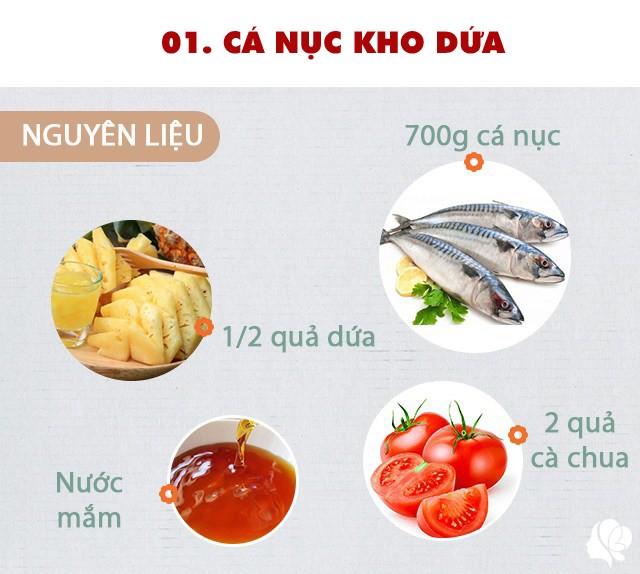 Thực đơn 3 món cơm chiều ngon, dễ nấu-2