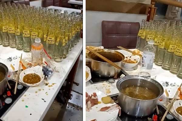 Đi ăn buffet trả 100 nghìn đồng/người, 6 cô gái để lại thành quả trên bàn khiến chủ nhà hàng lập tức quay clip đăng lên mạng-4