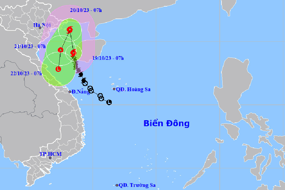 Bão số 5 giật cấp 10 trên Vịnh Bắc Bộ, miền Bắc nhiều nơi mưa lớn-1