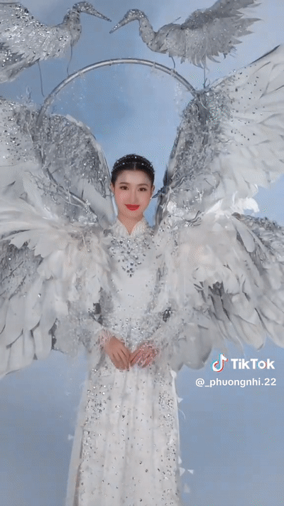 Chính thức hé lộ trang phục dân tộc nặng 10kg của Á hậu Phương Nhi ở Miss International-4