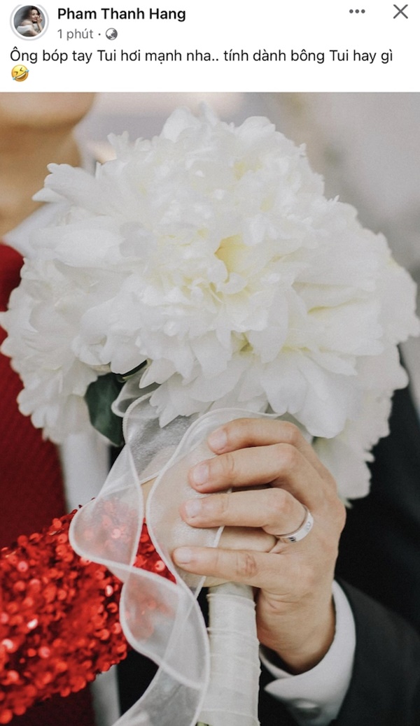 Thanh Hằng bất ngờ trách yêu ông xã vì điều này trước thềm hôn lễ-1