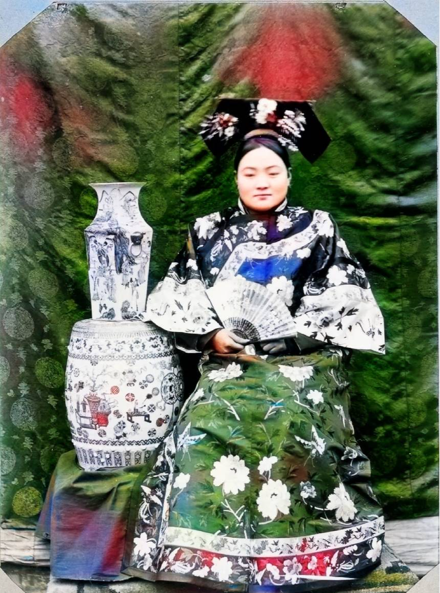 Ảnh màu hiếm cuối thời nhà Thanh: Cận cảnh đám cưới nhà quý tộc, hé lộ nhan sắc tam muội của vua Phổ Nghi-6