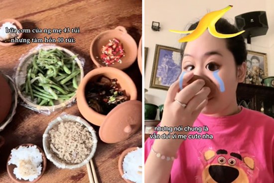Mẹ nấu mâm cơm tí hon cho cả gia đình, con gái 