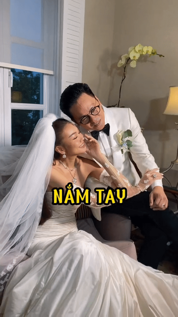 Hậu trường ảnh cưới: Nhạc trưởng Trần Nhật Minh cười tươi rói khi ở cạnh vợ đẹp, biểu cảm khác hẳn lúc đi làm-3
