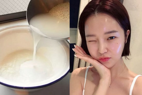 Cách làm trắng da mặt bằng nước gạo
