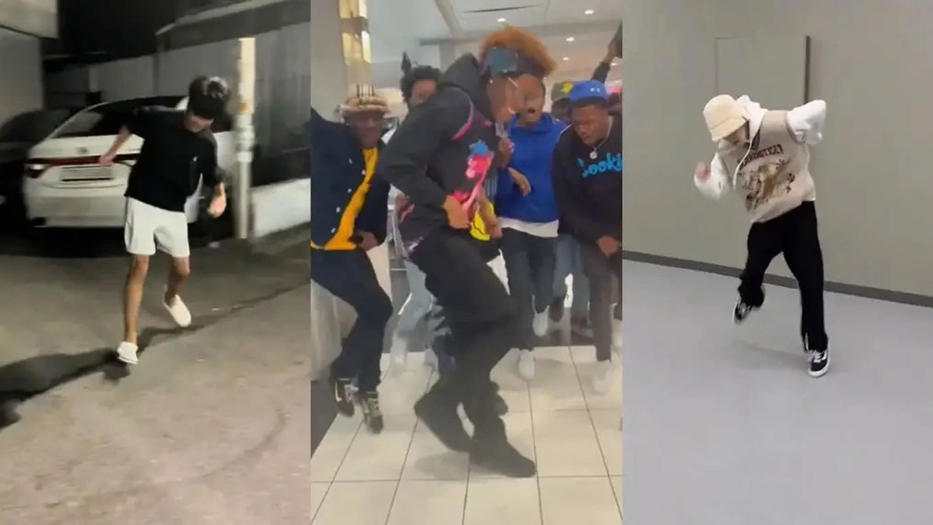 Trào lưu nhảy chân không chạm đất khiến giới trẻ liên tục tập theo-1