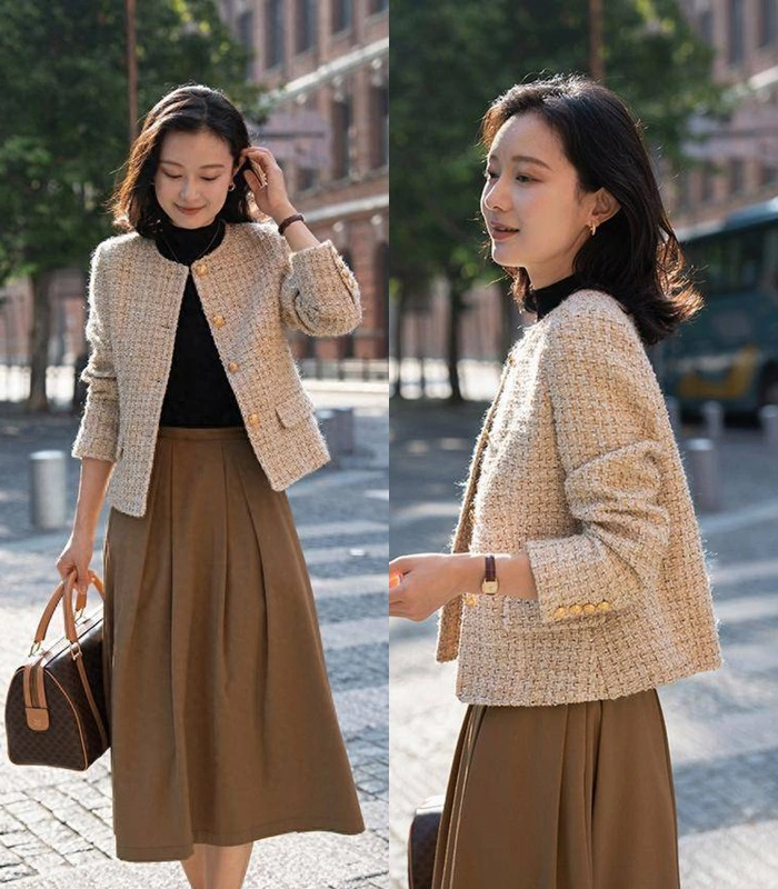Diện áo vải tweed xinh như tiểu thư ngôn tình-10