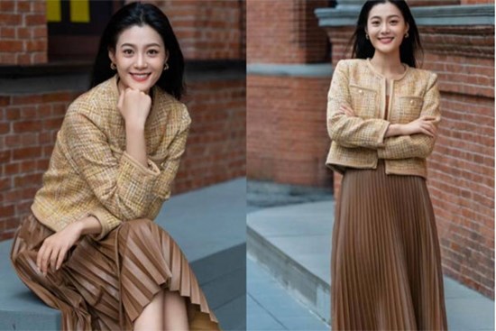 Diện áo vải tweed xinh như tiểu thư ngôn tình