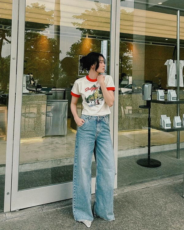 4 kiểu quần ống rộng chiếm sóng phong cách của các mỹ nhân Việt-2