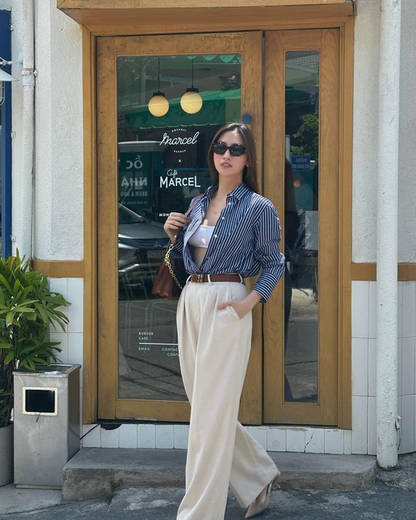 4 kiểu quần ống rộng chiếm sóng phong cách của các mỹ nhân Việt-8