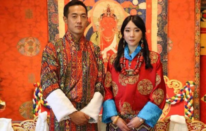 Công chúa vạn người mê của Bhutan từng làm chao đảo MXH hiếm hoi lộ diện bên phu quân, nhan sắc tiên tử ở tuổi 30 gây chú ý-2