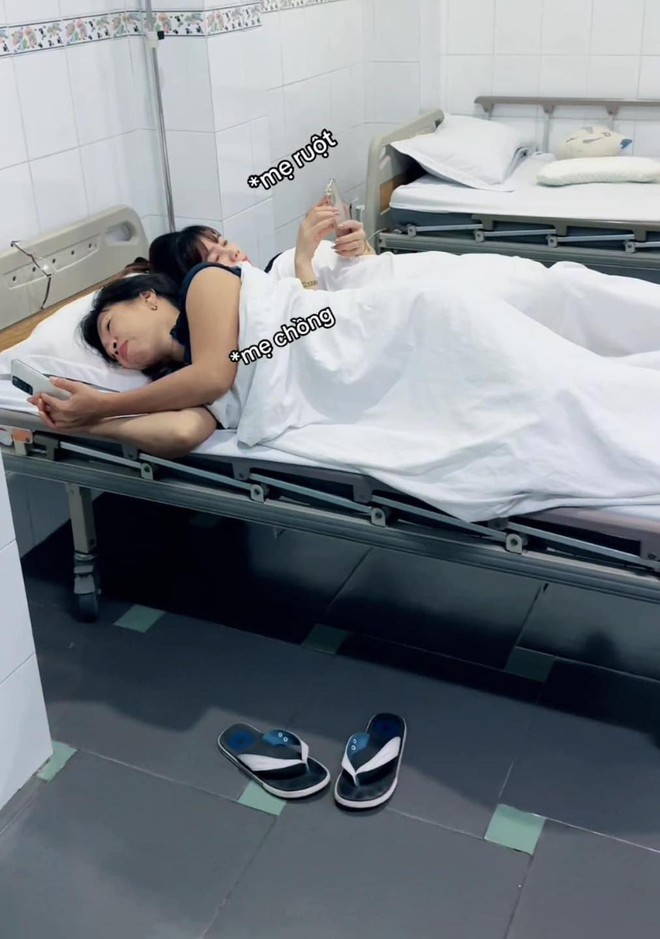 Câu chuyện cảm lạnh hút triệu views: Con dâu chuyển dạ vào viện chăm mẹ chồng và mẹ ruột-2