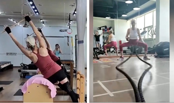 Cụ bà U80 được ca ngợi là bà nội yoga đẹp nhất với vóc dáng săn chắc và vẻ ngoài trẻ trung nhờ chăm tập thể dục-3
