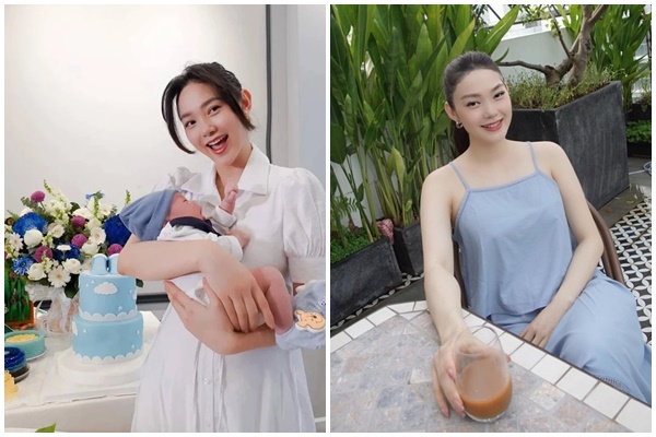 Minh Hằng khoe cận diện mạo quý tử, tiết lộ thay đổi của hai vợ chồng hậu lên chức bố mẹ bỉm sữa-7