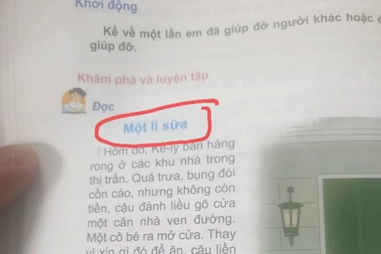 SGK lớp 4 bị phụ huynh ở TP.HCM 