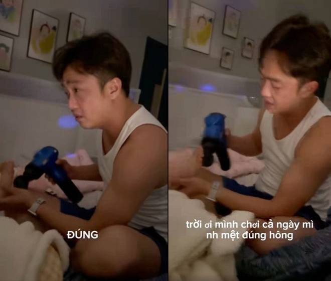 Con gái Cường Đô La quen được bố hầu hạ, mới 3 tuổi đã biết than mệt mỏi vì không có người mát-xa cho-3