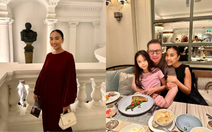 Mê cách chị đẹp Đoan Trang khoe nhà ở Singapore: Căn bếp triệu đô chồng Tây tự thiết kế, tủ đồ hiệu nhiều món độc lạ-1