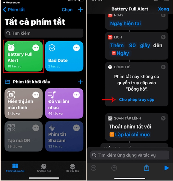 Mẹo giúp điện thoại iPhone phát âm thanh cảnh báo khi sạc đầy-2