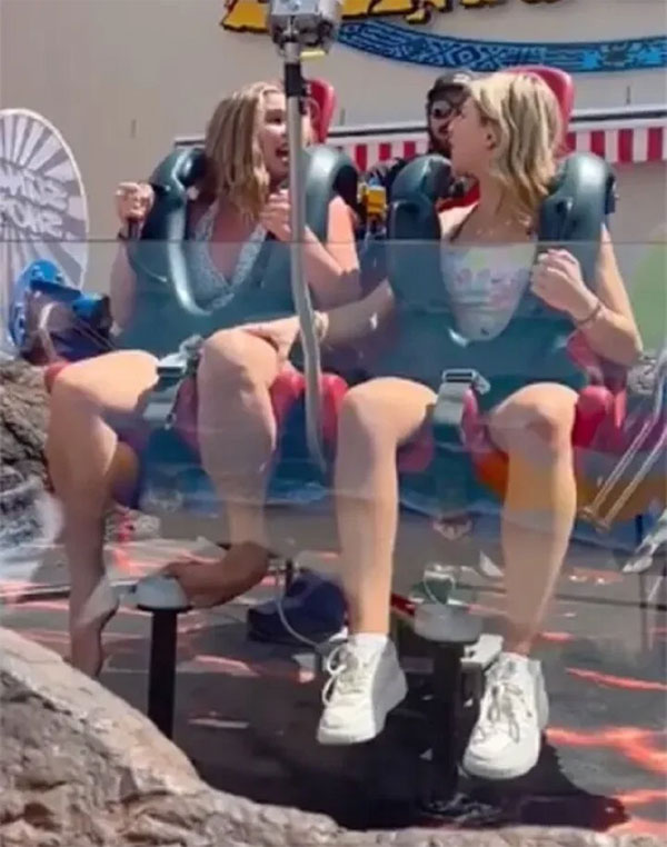 Sự cố đáng sợ ở công viên giải trí: Cô gái bị uốn cong gập bàn chân-1