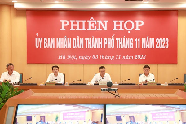 Phiên họp UBND Thành phố thường kỳ tháng 11/2023-1