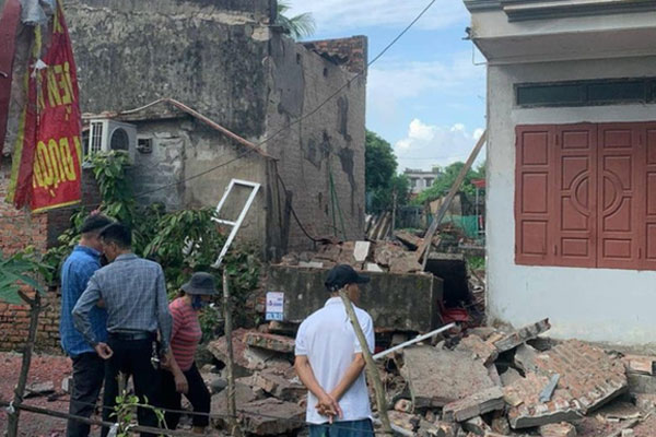 Hải Phòng: Nổ lớn khiến căn nhà đổ sập, 1 người tử vong-1