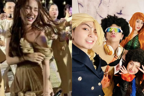 Hòa Minzy bị chê lố, không kiểm soát được bản thân trong đám cưới Puka - Gin Tuấn Kiệt-4