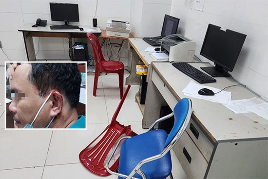 Nhắc người nhà bệnh nhân ghi đúng tuổi, nam điều dưỡng bị hành hung