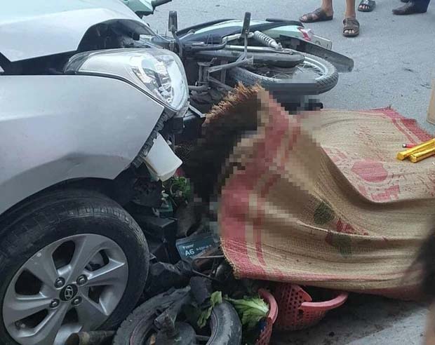 Vĩnh Phúc: Tài xế say xỉn tông liên hoàn, 4 người thương vong-1