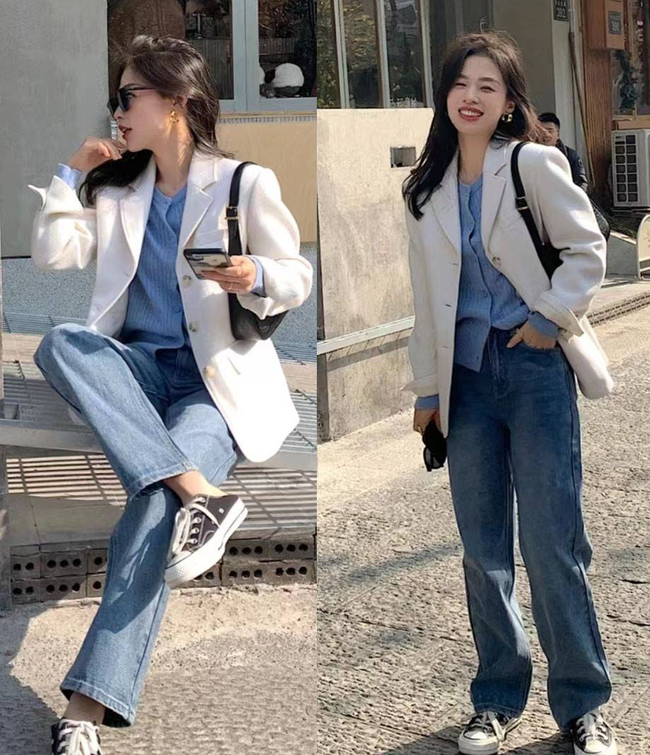 Mặc đẹp khi trời chuyển lạnh: 5 chiêu mix đồ sang xịn, hack chiều cao đáng kể cho phái đẹp tuổi 30+-2