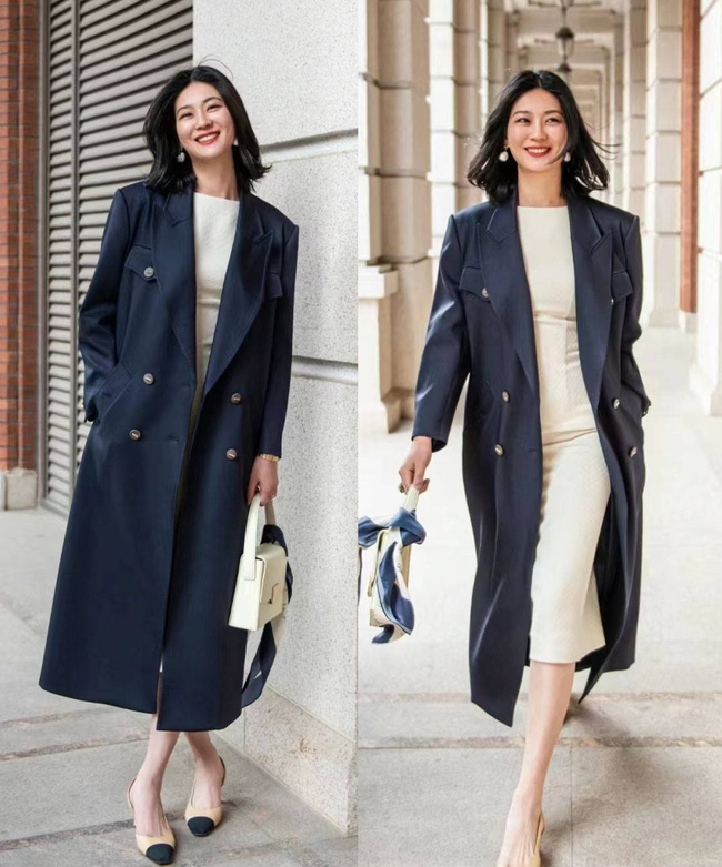 Mặc đẹp khi trời chuyển lạnh: 5 chiêu mix đồ sang xịn, hack chiều cao đáng kể cho phái đẹp tuổi 30+-12