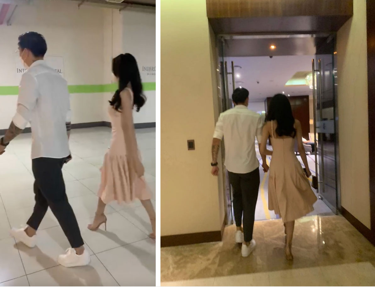 Visual đi ăn cưới của Đoàn Văn Hậu và Doãn Hải My từ lúc né nhau” đến khi công khai tình tứ bỗng hot trở lại-1