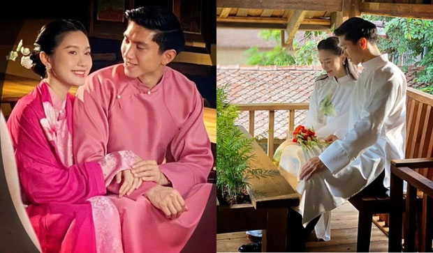 Visual đi ăn cưới của Đoàn Văn Hậu và Doãn Hải My từ lúc né nhau” đến khi công khai tình tứ bỗng hot trở lại-6