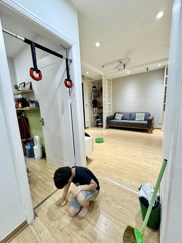 MC Đan Lê dạy các con biết quý trọng sức lao động, yêu tổ ấm nhờ công việc đơn giản-1