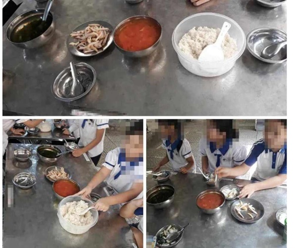 Phụ huynh than nhìn suất ăn của con mà thắt lòng, hiệu trưởng nói gì?-1