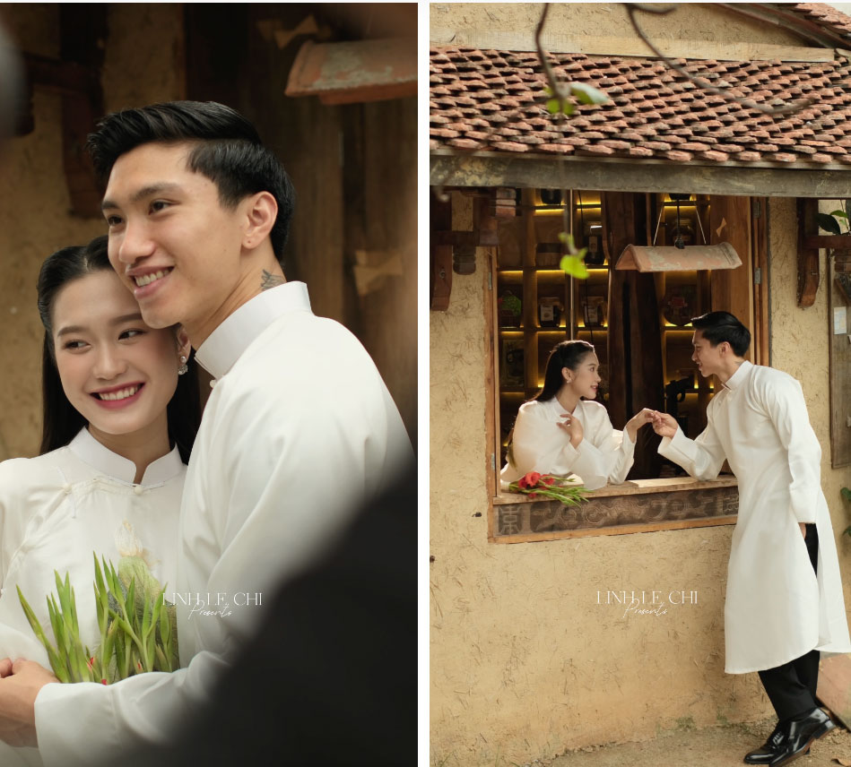 Ngắm trọn clip ảnh cưới nét căng của Đoàn Văn Hậu và Doãn Hải My, visual cô dâu chú rể sáng bừng-2